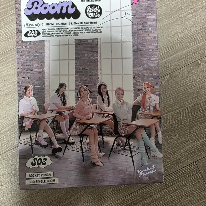 로켓펀치 3rd 싱글 Boom 앨범