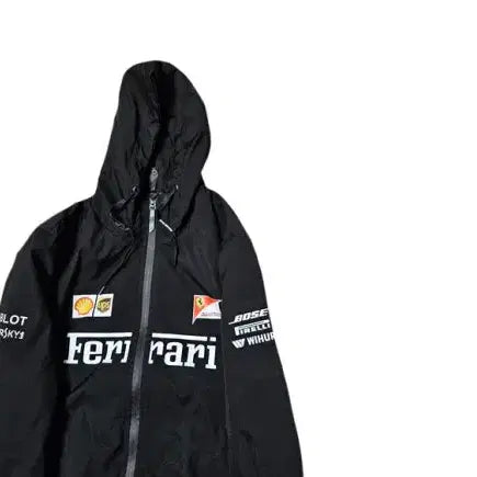 [BUNJANG] Ferrari Old School Quilted Windbreaker Jacket / 페라리 올드스쿨 빈티지 누빔 바람막이 자켓