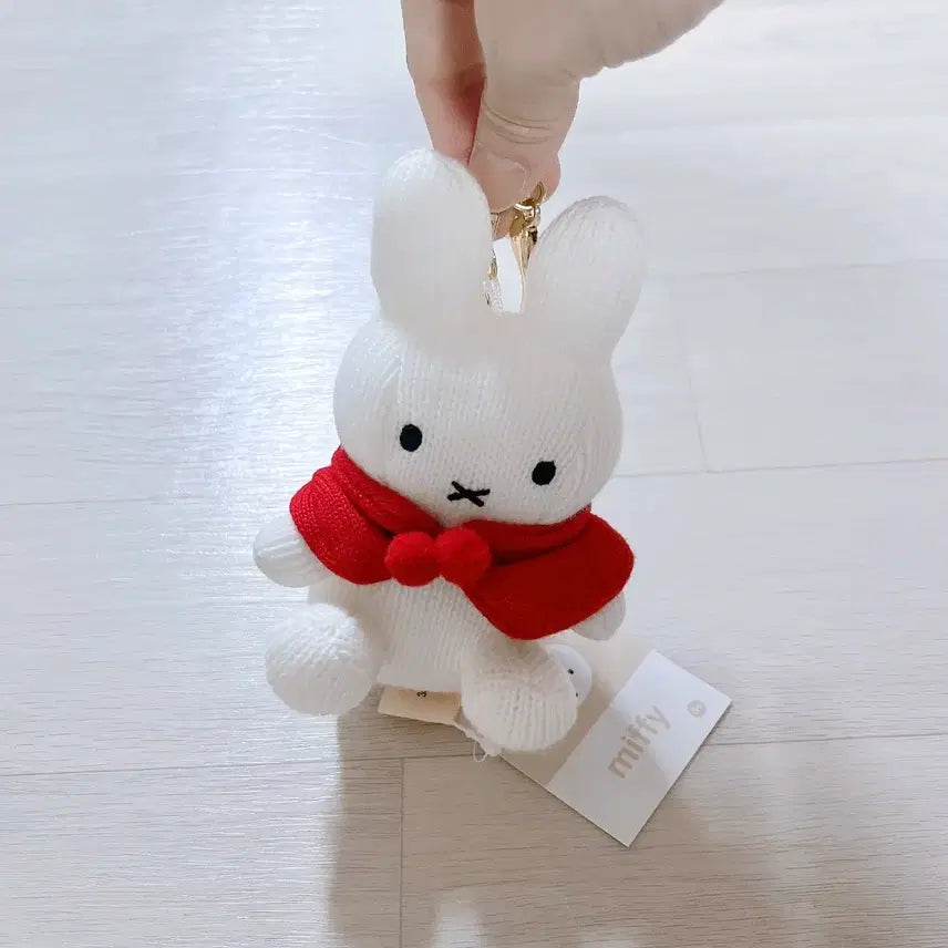 [BUNJANG] Miffy Keyring / 미피 정품 인형키링 / 화이트,핑크/ 택O