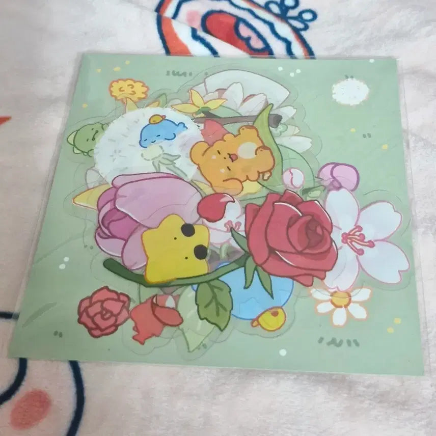 [BUNJANG] Pixelly Spring Goods Big Sticker Set (Sealed) / 픽셀리 봄 굿즈 빅스티커 세트 미개봉