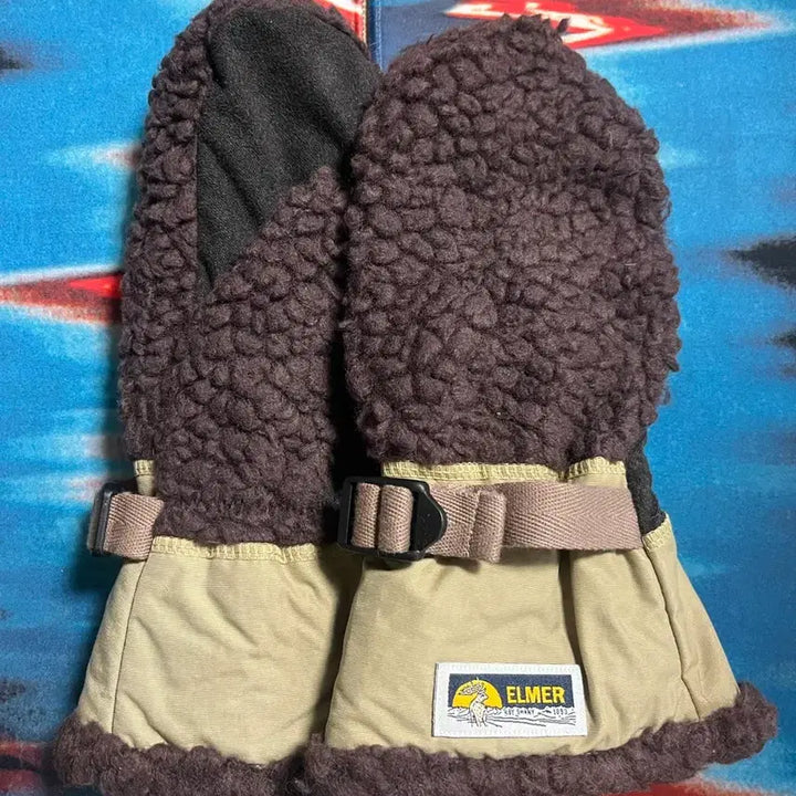 [BUNJANG] Elmer Teddy Mitten Wool Gloves M / 엘머 테디미튼 양모장갑 M
