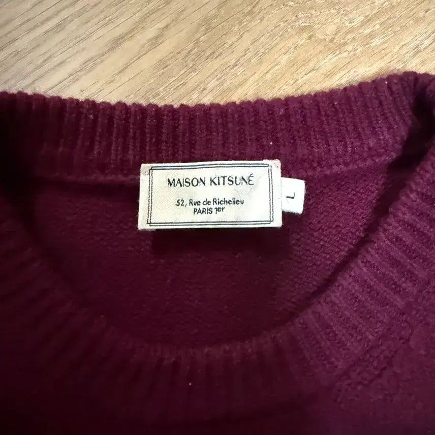 [BUNJANG] Maison Kitsune Knit / 메종키츠네 니트