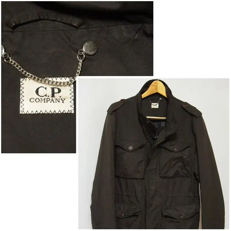 [BUNJANG] CP Company Brown Field Jacket Men's 105 / CP컴퍼니 수입정품 브라운 야상점퍼 남성105