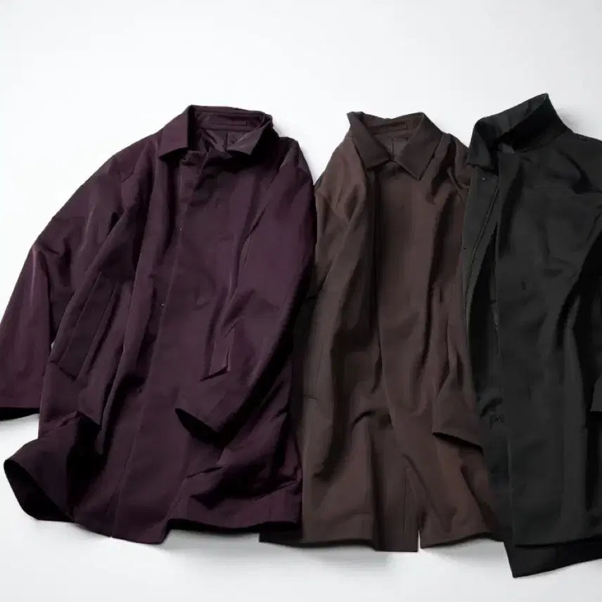 [BUNJANG] Uniqlo C PUFFTECH Half Coat Dark Brown S / 유니클로C PUFFTECH 하프코트 다크브라운 S