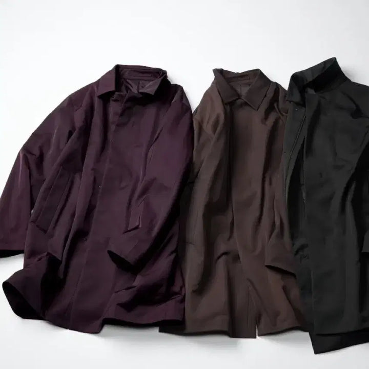 [BUNJANG] Uniqlo C PUFFTECH Half Coat Dark Brown S / 유니클로C PUFFTECH 하프코트 다크브라운 S