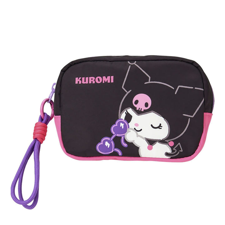 [BUNJANG] Sanrio Kuromi Carabiner Strap Pouch / 산리오 쿠로미 카라비너 스트랩 파우치