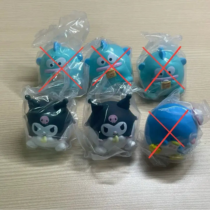 [BUNJANG] Sanrio Kuromi Figure Gacha / 산리오 너무 많이 먹어서 피규어 가챠 쿠로미