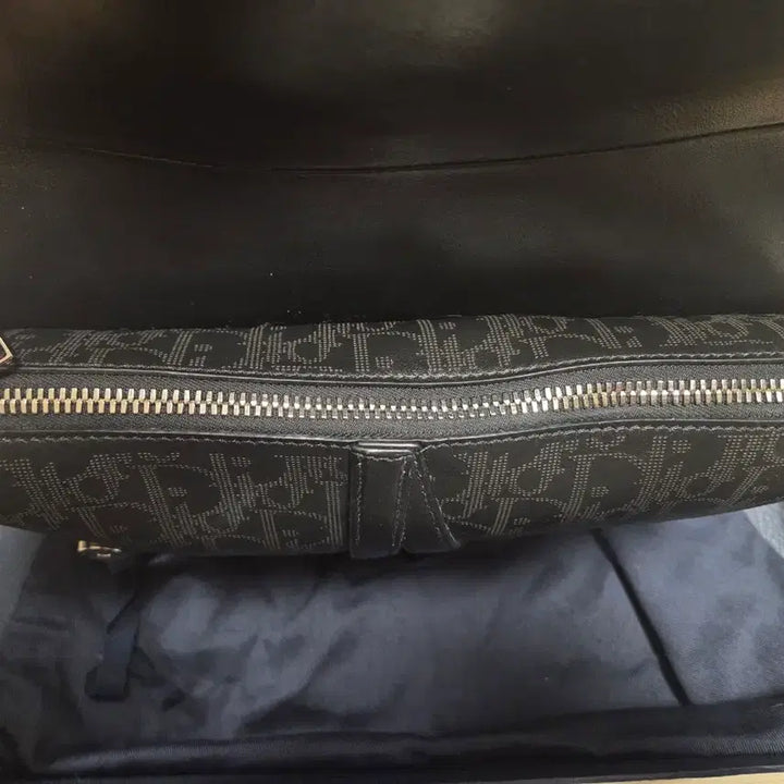 [BUNJANG] Dior Oblique Saddle Bag Black / 디올 오블리크 새들백 블랙 Dior 정품