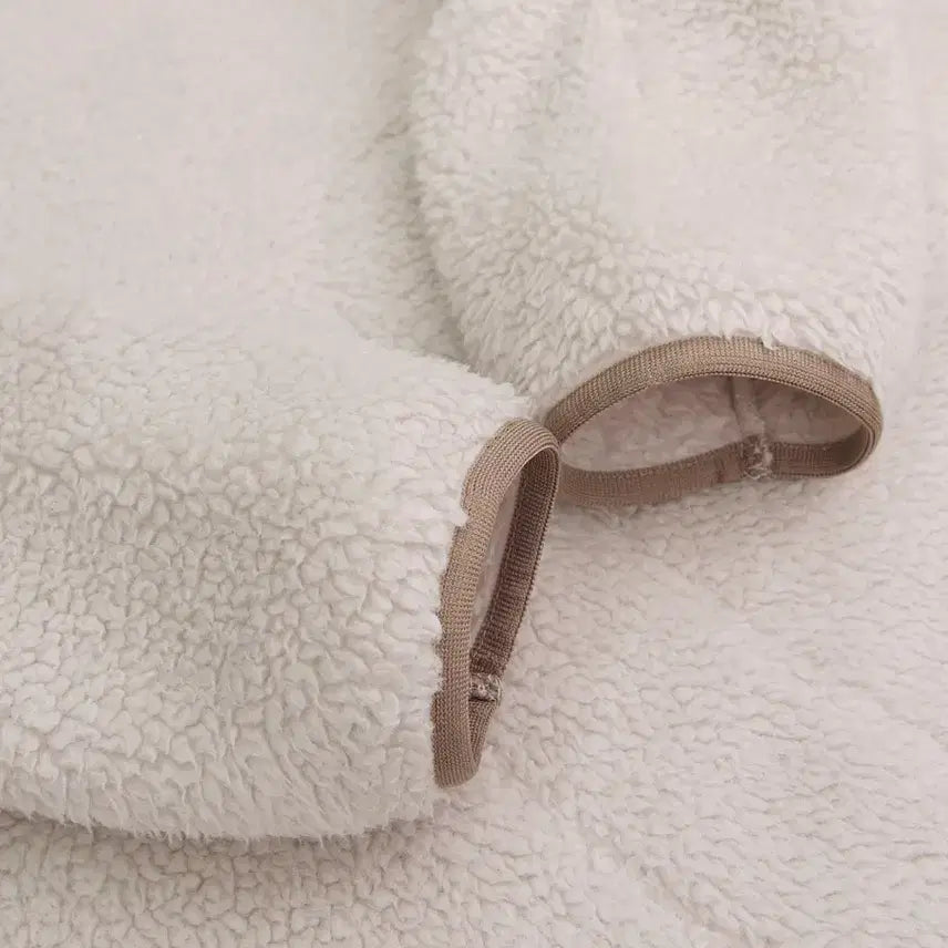 [BUNJANG] White Mountaineering Boa Fleece Pullover Sweatshirt Anorak / 유니클로&화이트마운티니어링 보아 프리스 풀오버 스웻셔츠 아노락 L~105