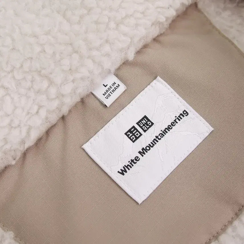 [BUNJANG] White Mountaineering Boa Fleece Pullover Sweatshirt Anorak / 유니클로&화이트마운티니어링 보아 프리스 풀오버 스웻셔츠 아노락 L~105