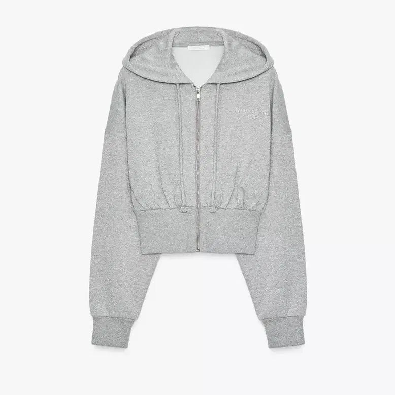 [BUNJANG] Zara Cropped Sweatshirt / zara 메탈사 크롭 스웨트셔트