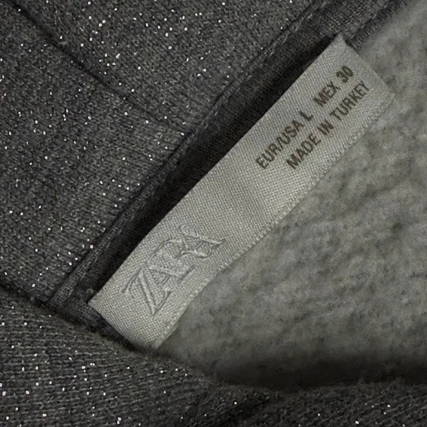 [BUNJANG] Zara Cropped Sweatshirt / zara 메탈사 크롭 스웨트셔트