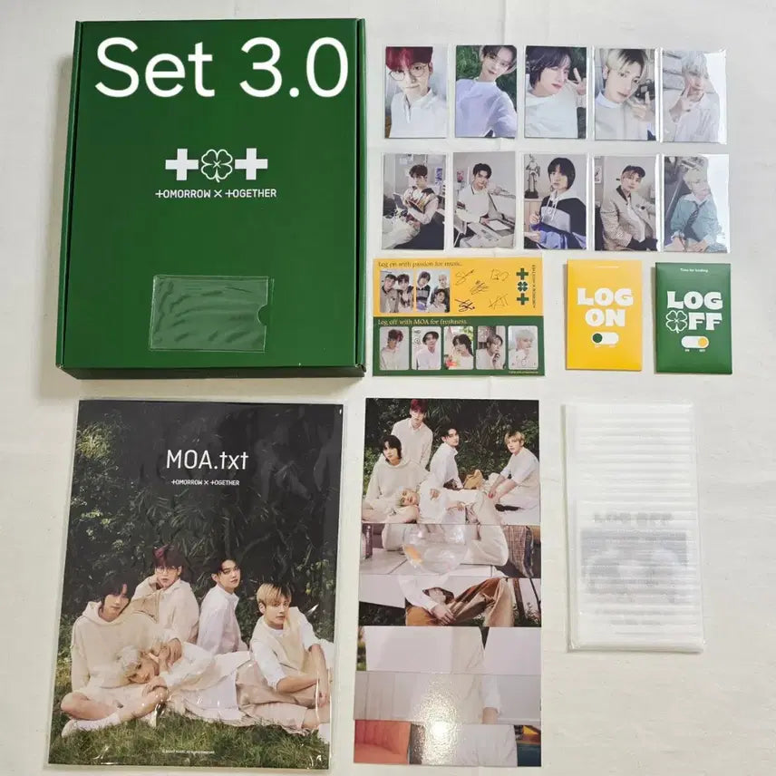 [BUNJANG] TXT MOA Membership Kit Vol. 3 Bundle Set / TXT 투바투 모아키트 3기 + 포카 10장 포함 풀셋