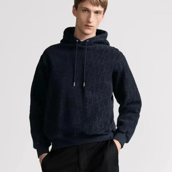 [BUNJANG] Dior Oblique Cotton Terry Hoodie (S+ Grade, XL) / [S+급/XL] 디올 오블리크 코튼 테리 후드티
