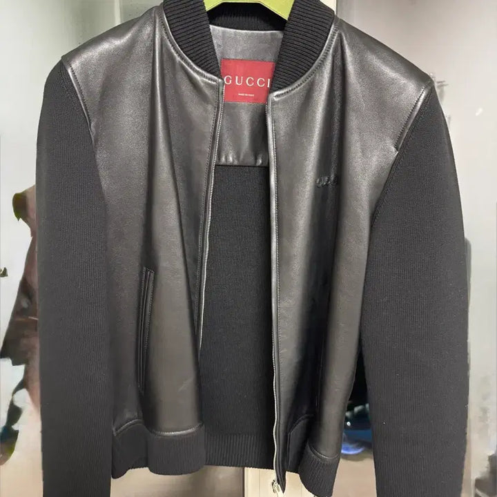 [BUNJANG] Gucci 2025 Leather Blouson (Size 48) / 구찌 2025년식 레더 블루종 48 (새상품)