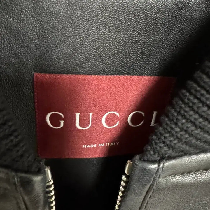 [BUNJANG] Gucci 2025 Leather Blouson (Size 48) / 구찌 2025년식 레더 블루종 48 (새상품)