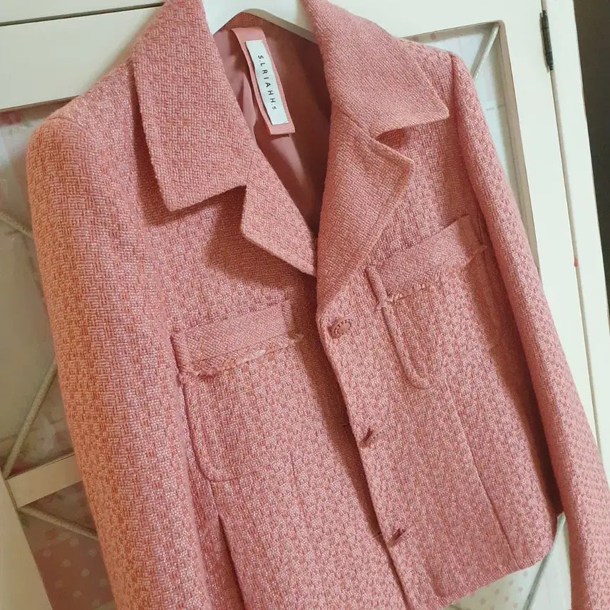 [BUNJANG] Tweed Jacket (Size: 55-Slim 66) / 트위드자켓/55-날씬66