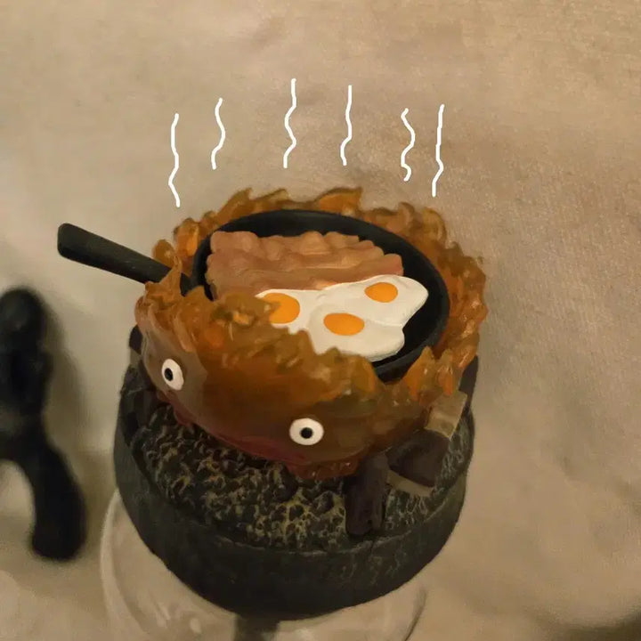 [BUNJANG] Ghibli Calcifer Humidifier & 3D Puzzle Bundle Set / 지브리 캘시퍼 가습기+입체퍼즐 일괄