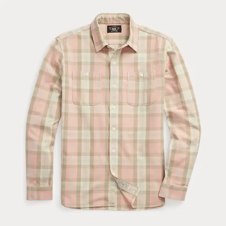 [BUNJANG] RRL Plaid Woven Workshirt / [새상품/M] RRL 플래드 우븐 워크셔츠 팝니다.