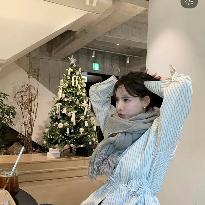 [BUNJANG] AWEET Striped Shirt / 어윗 스트라이프셔츠