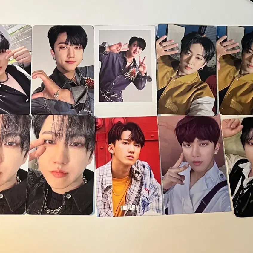 [BUNJANG] Stray Kids Changbin Photocard Bundle Set / 스키즈 스트레이키즈 서창빈 창빈 포카 일괄