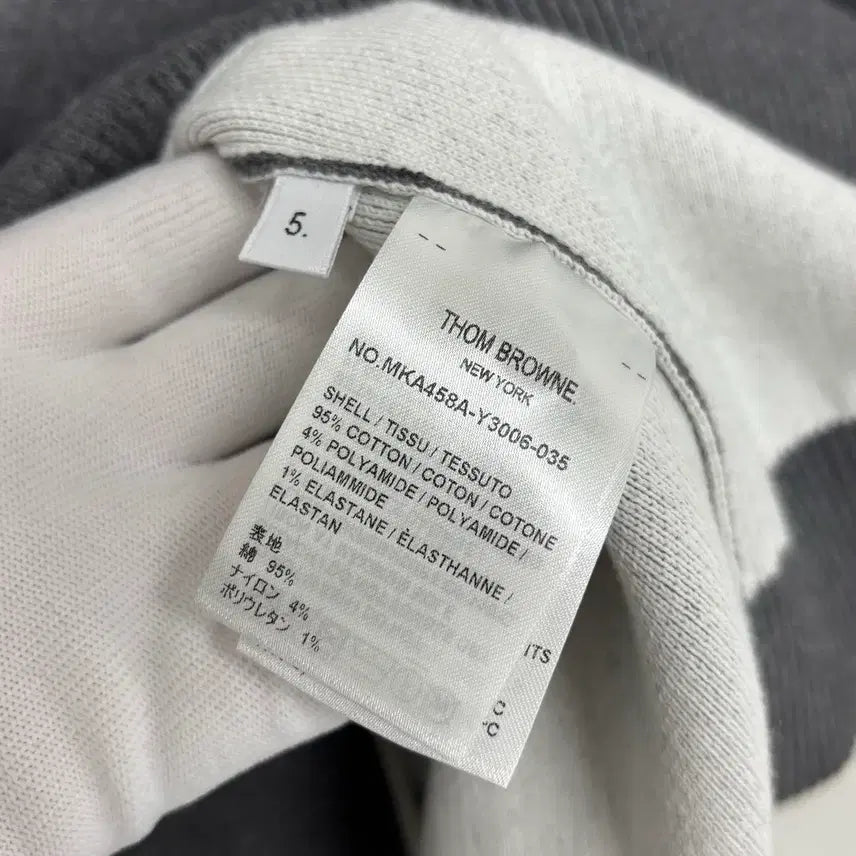 [BUNJANG] Thom Browne Anchor Knit Sweater / [5]톰브라운 사선완장 앵커 니트