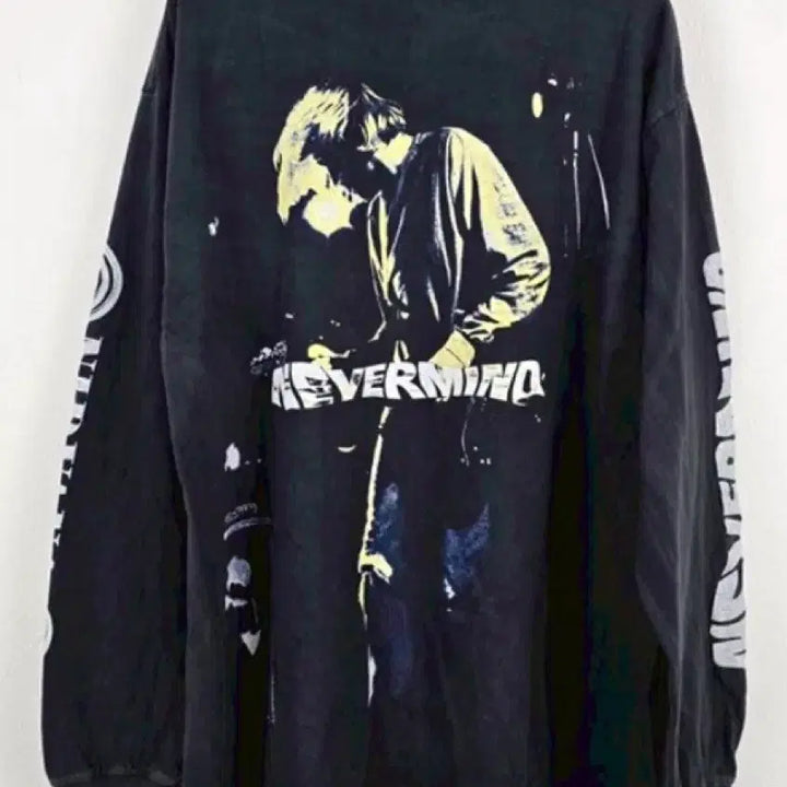 [BUNJANG] Vintage Nirvana Band Faded Long Sleeve T-Shirt XL / (rep) 빈티지 너바나 밴드 페이딩 롱슬리브pr