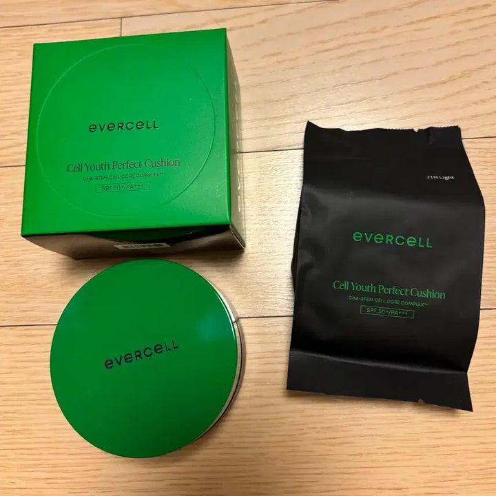 [BUNJANG] Evercell Cell Youth Perfect Cushion 21N Light / 에버셀 셀유스 퍼펙트 쿠션 21N 라이트
