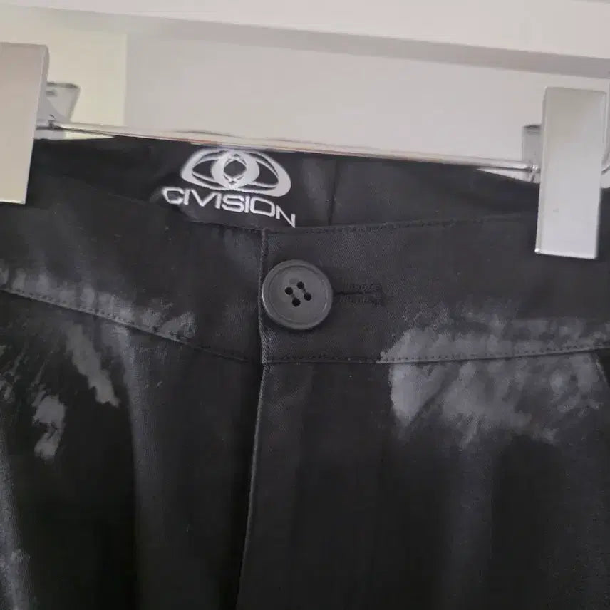 [BUNJANG] CIVISION Black Painting Cargo Pants / CIVISION 블랙 페인팅 카고 바지