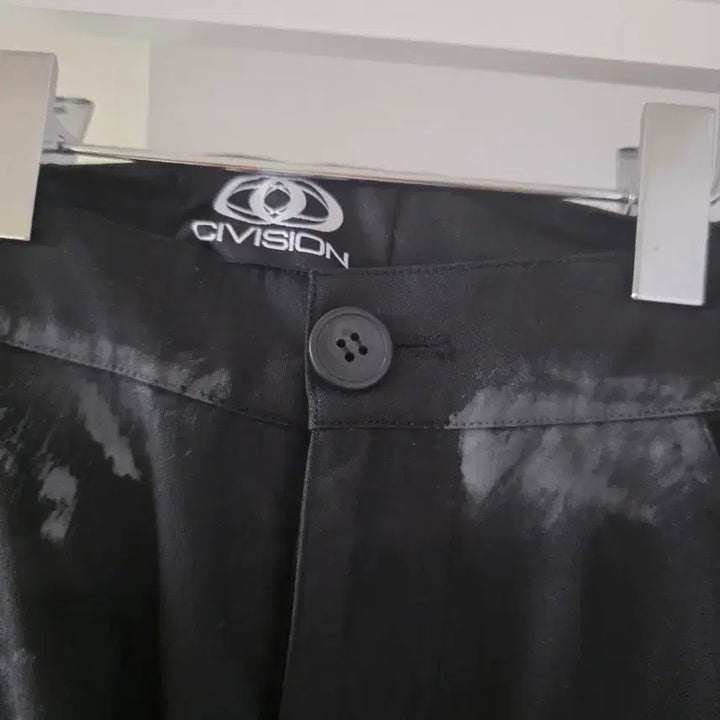 [BUNJANG] CIVISION Black Painting Cargo Pants / CIVISION 블랙 페인팅 카고 바지