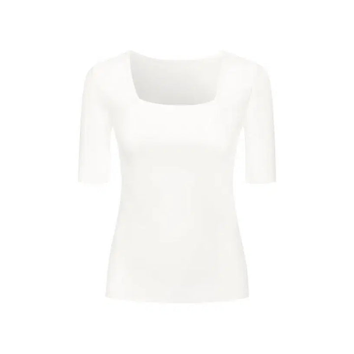 [BUNJANG] Or High-Density 5-Part Knit - Ivory / 오르 고밀도 5부 니트 - 아이보리