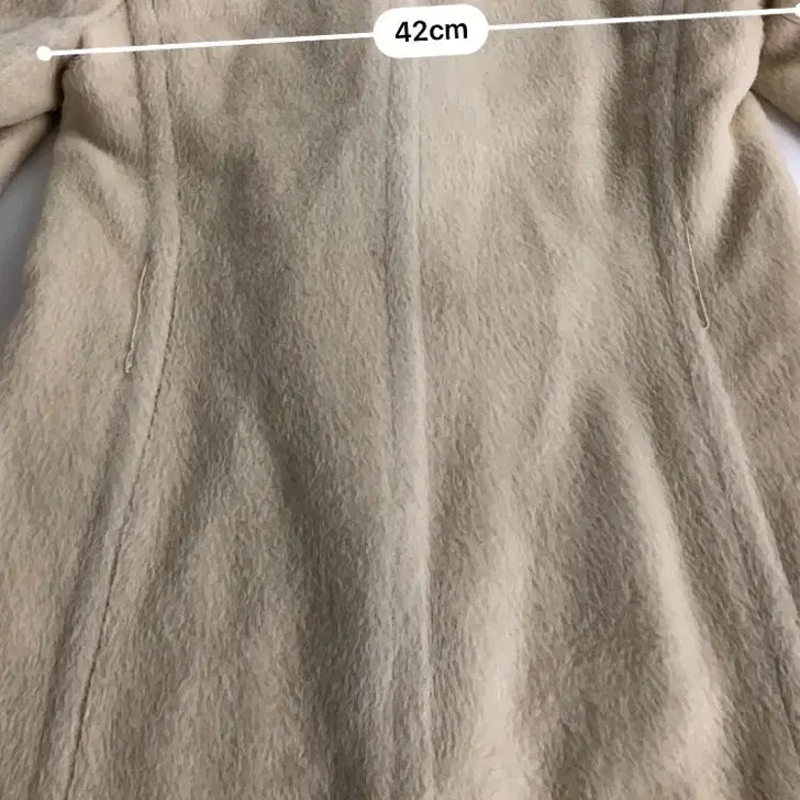[BUNJANG] Ivory Long Coat / 아이보리 롱 코트