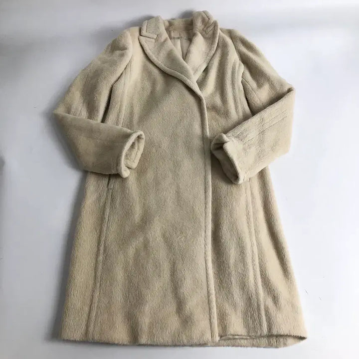 [BUNJANG] Ivory Long Coat / 아이보리 롱 코트