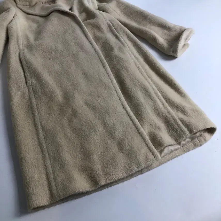 [BUNJANG] Ivory Long Coat / 아이보리 롱 코트