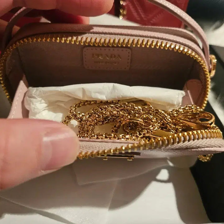 [BUNJANG] Prada Saffiano Leather Mini Crossbody Bag / 프라다 사피아노 레더 미니 크로스백 내장칩