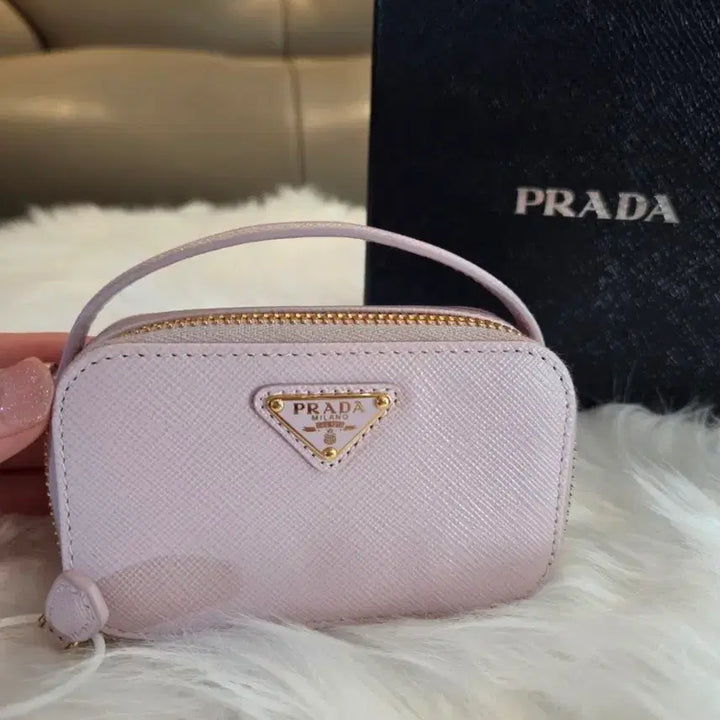 [BUNJANG] Prada Saffiano Leather Mini Crossbody Bag / 프라다 사피아노 레더 미니 크로스백 내장칩