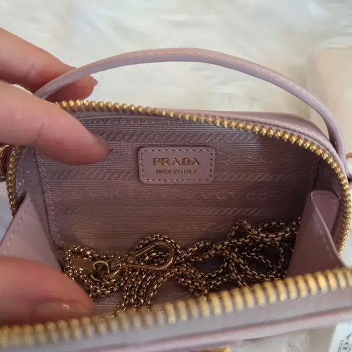 [BUNJANG] Prada Saffiano Leather Mini Crossbody Bag / 프라다 사피아노 레더 미니 크로스백 내장칩