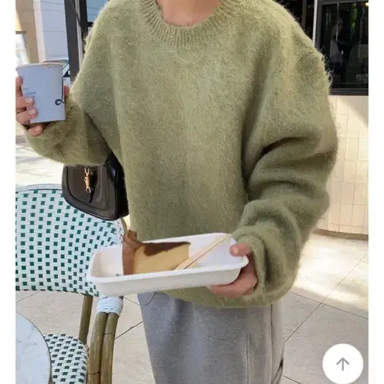 [BUNJANG] Linenne Betty Mohair Knit Top / *top 리넨느 betty mohair knit