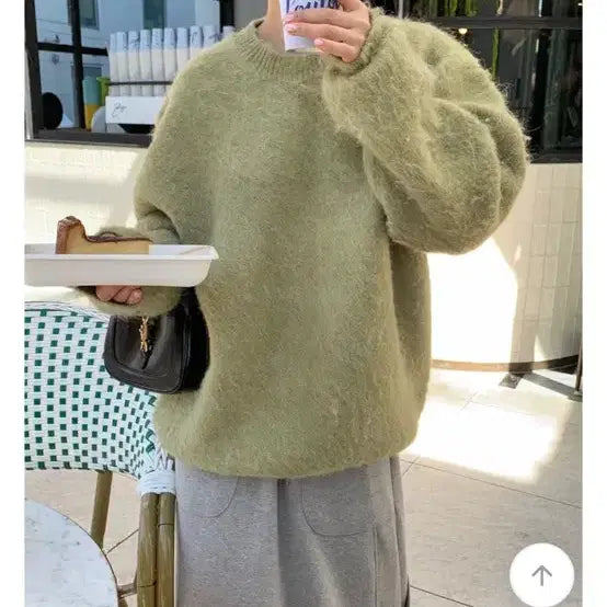 [BUNJANG] Linenne Betty Mohair Knit Top / *top 리넨느 betty mohair knit