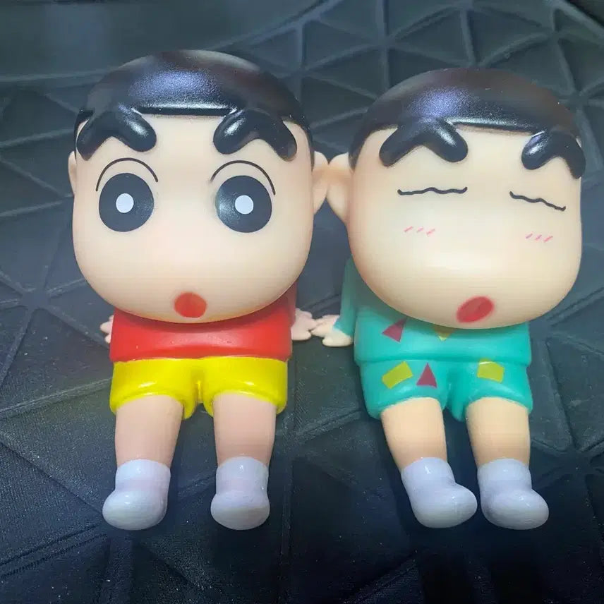 [BUNJANG] Figure and Jibbitz Set / 짱구 잠옷 지비츠 및 피규어