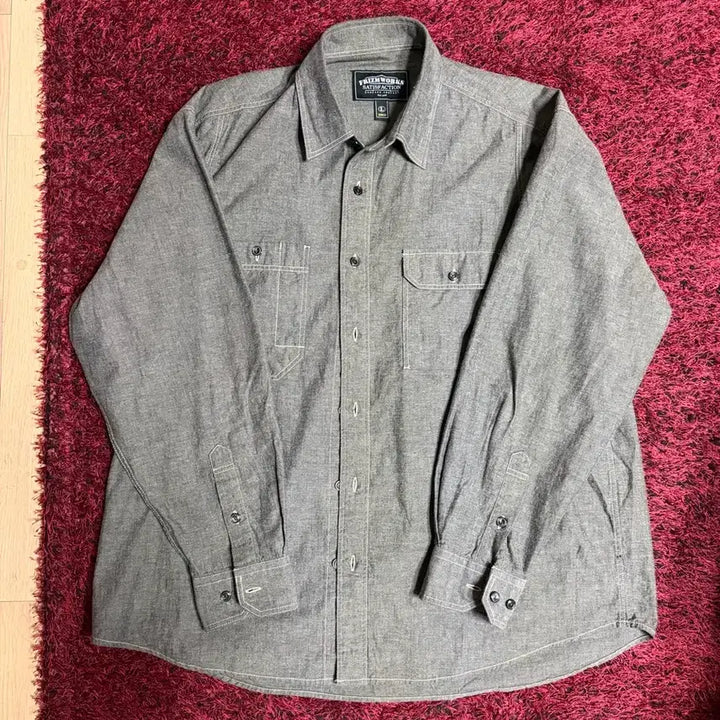 [BUNJANG] Prism Works Chambray Work Shirt / 프리즘웍스 CHAMBRAY WORK SHIRT 셔츠 판매