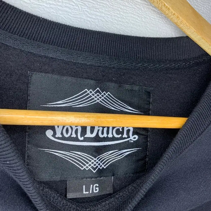 [BUNJANG] Von Dutch Black Sweatshirt / 본더치 블랙 맨투맨 티셔츠