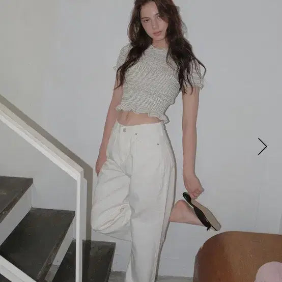 [BUNJANG] Lillycotts Ritz White Jeans / Lillycotts 릴리코츠 ritz white jeans 새제품 택O