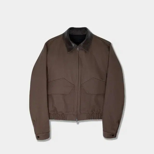 [BUNJANG] Anytime Rorick Asta Crop Work Jacket Brown M / 새상품) 애니타임로릭 아스타 크롭 워크자켓 브라운 M