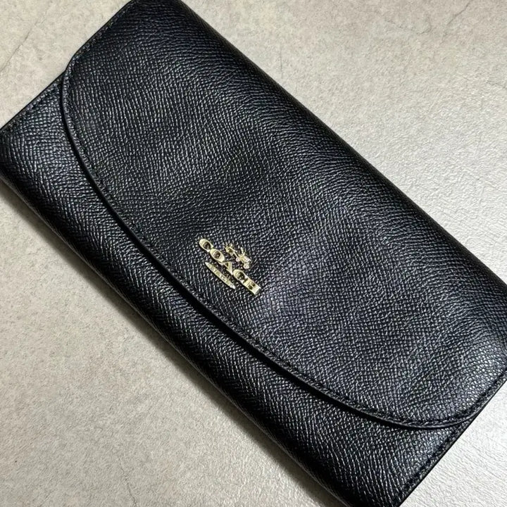 [BUNJANG] Coach Black Long Wallet / 코치 블랙 장지갑(새제품)