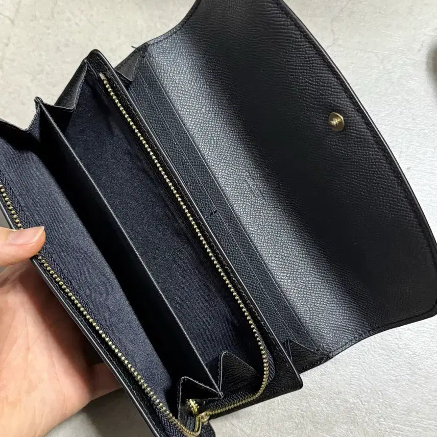 [BUNJANG] Coach Black Long Wallet / 코치 블랙 장지갑(새제품)