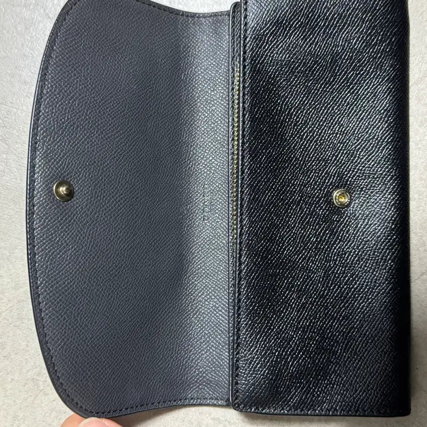 [BUNJANG] Coach Black Long Wallet / 코치 블랙 장지갑(새제품)