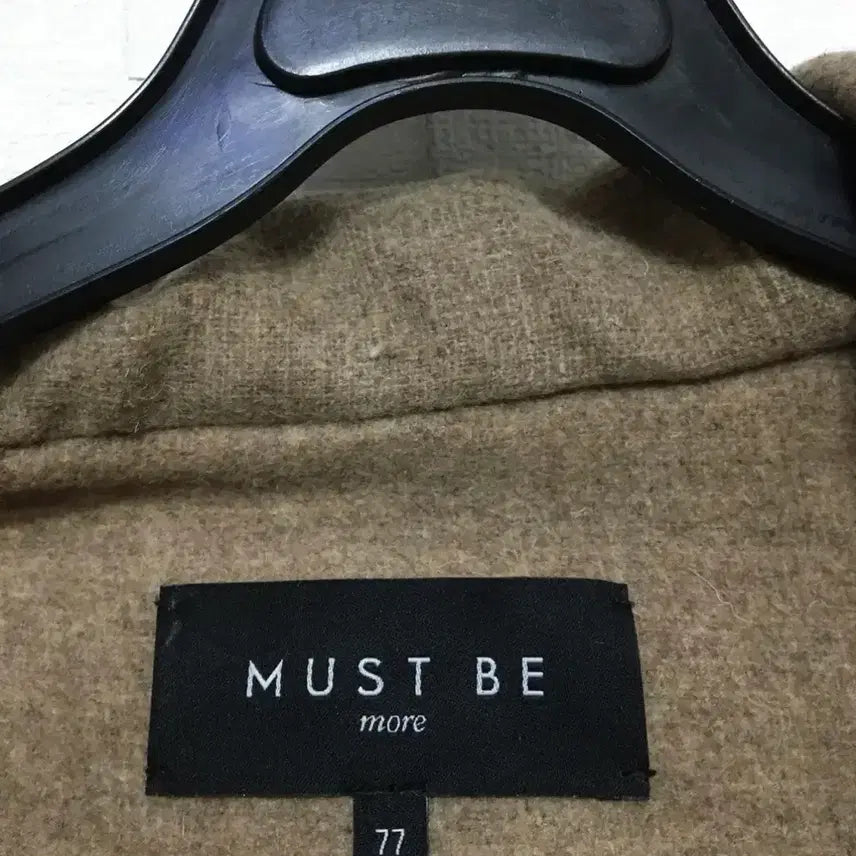 [BUNJANG] MUSTBE Check Hooded Long Coat / MUSTBE 체크 후드 롱코트