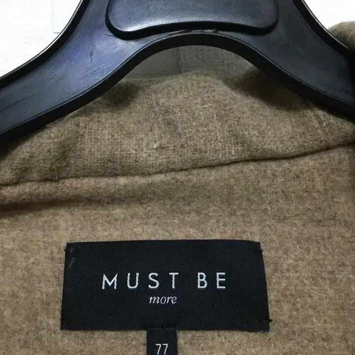 [BUNJANG] MUSTBE Check Hooded Long Coat / MUSTBE 체크 후드 롱코트