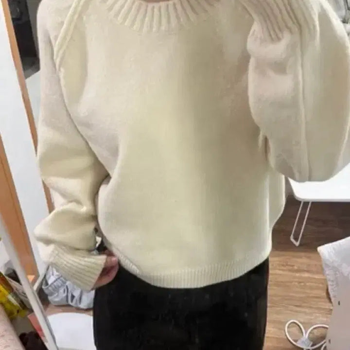 [BUNJANG] Round Knit / 매니크 라운드 니트